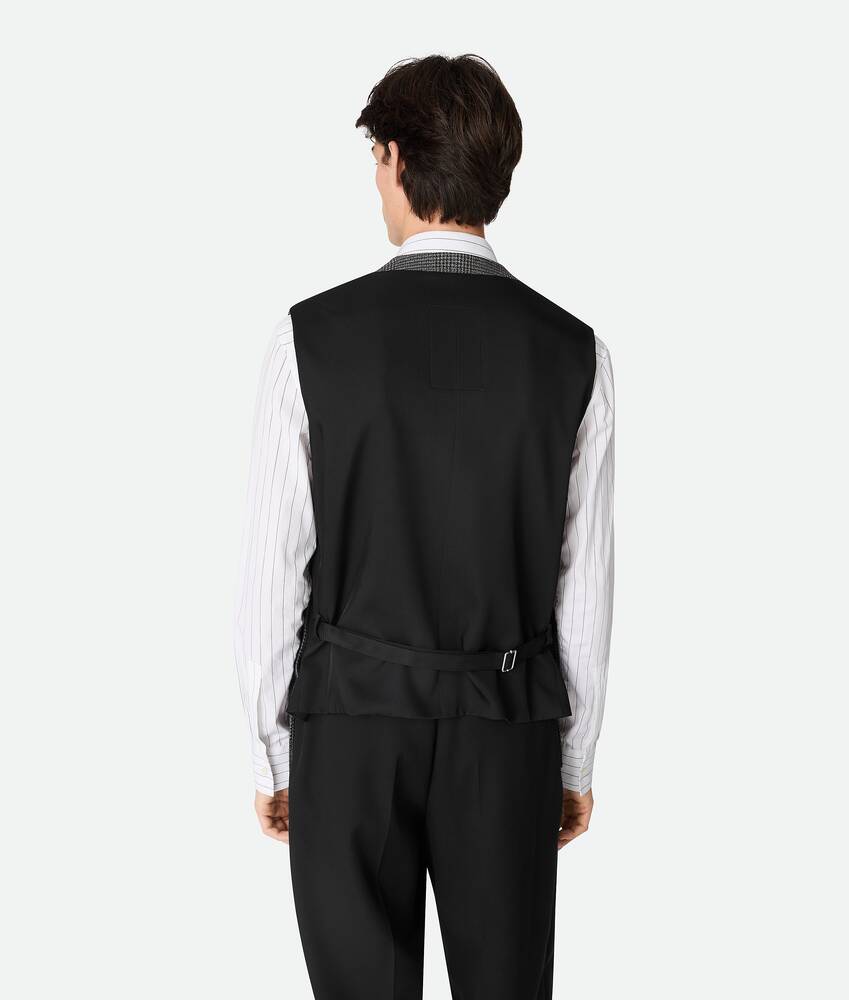 Display a large version of the product image 3 - Prince Of Wales Wool Waistcoat