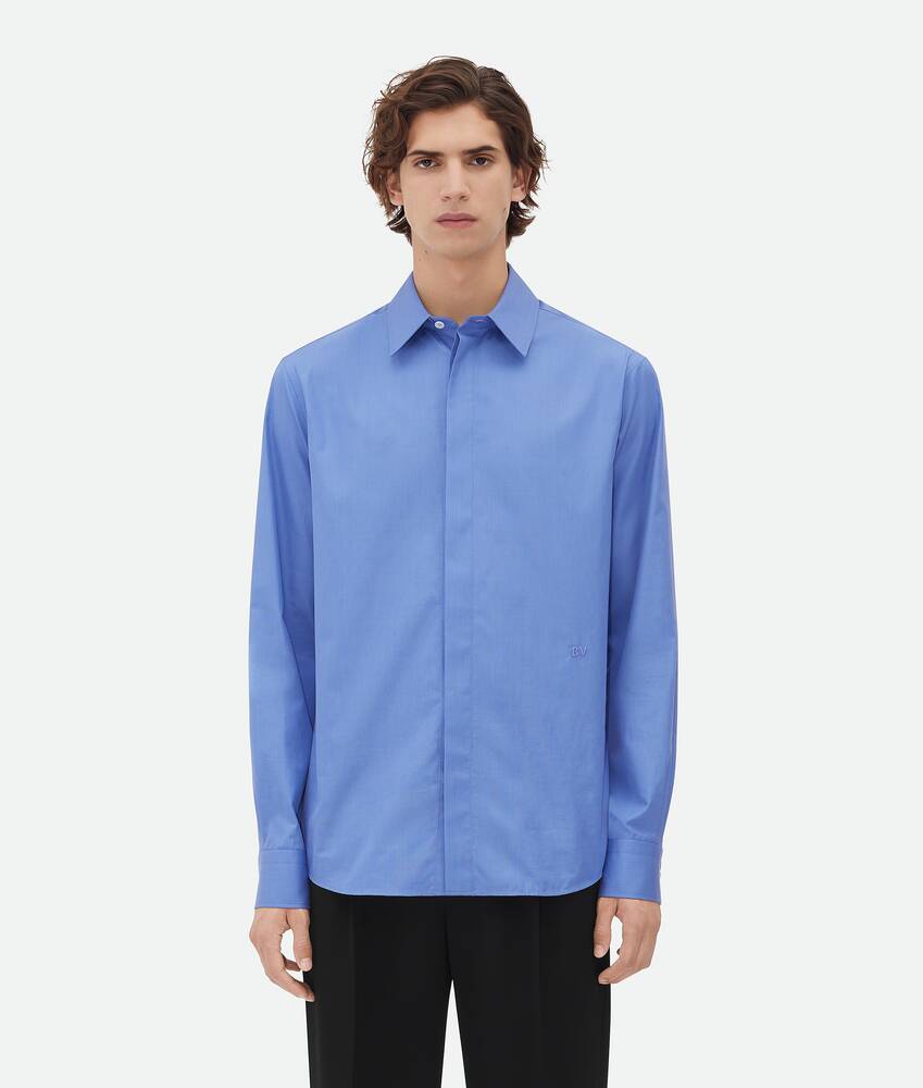 Afficher une grande image du produit 1 - Chemise en chambray compact 