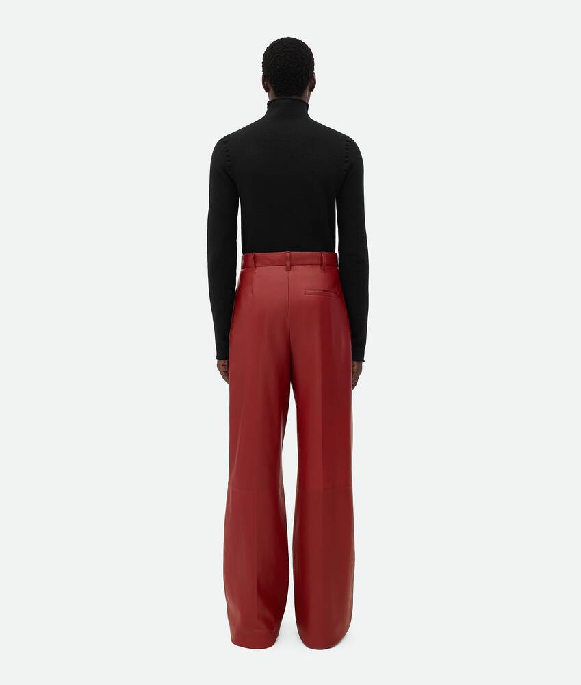 Display a large version of the product image 3 - Leather Wide Leg Trousers