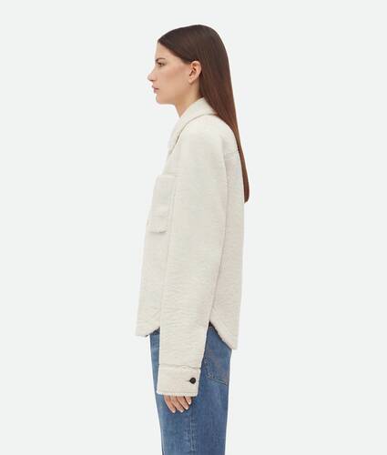 Veste en shearling mérinos