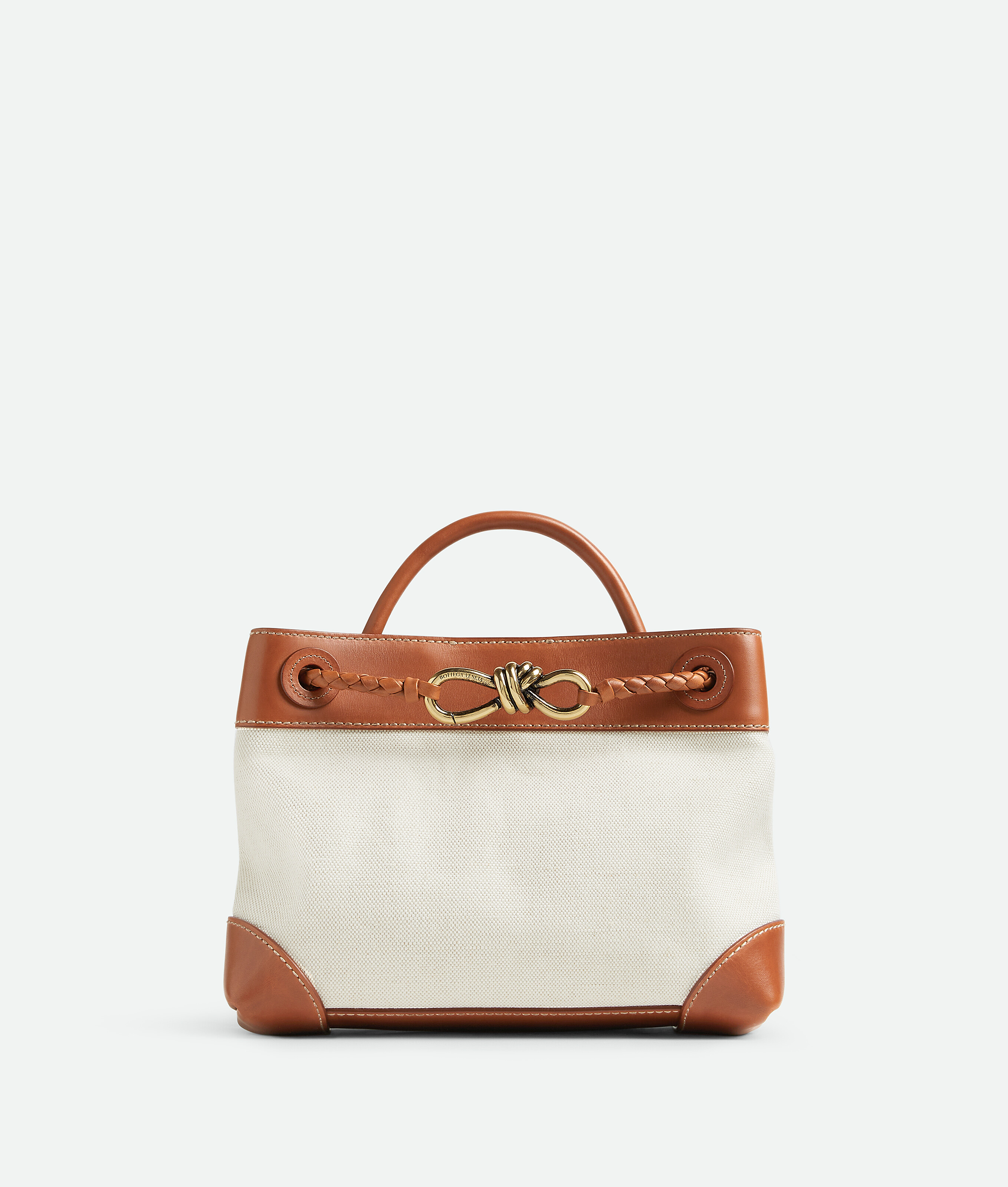 Ela's Adiamo Tamanho Pequeno em Natural/light wood | Bottega Veneta BR