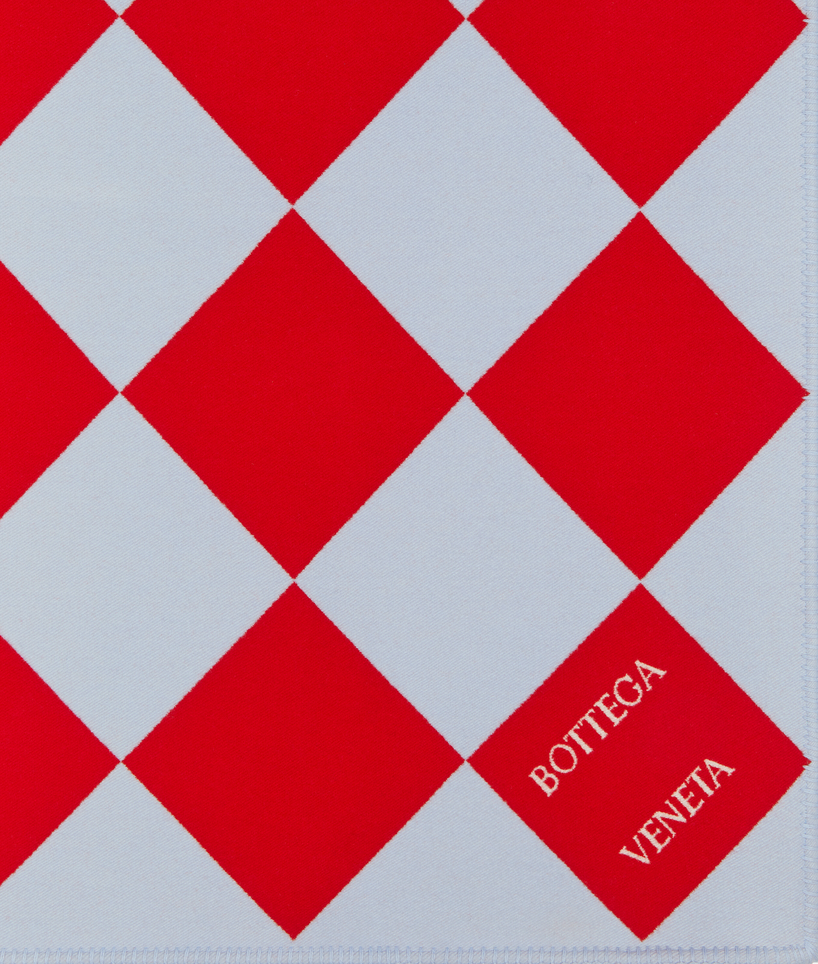 BOTTEGA VENETA COUVERTURE JACQUARD À CARREAUX