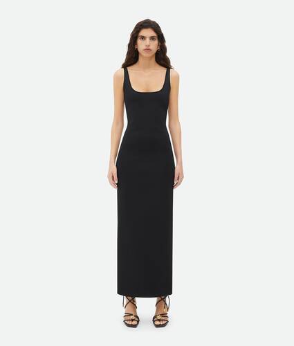 Display a large version of the product image 1 - Compact Viscose Long Dress
