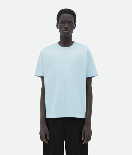 Bottega Veneta® Men's Light Cotton T-Shirt in Dusk. Shop online now.