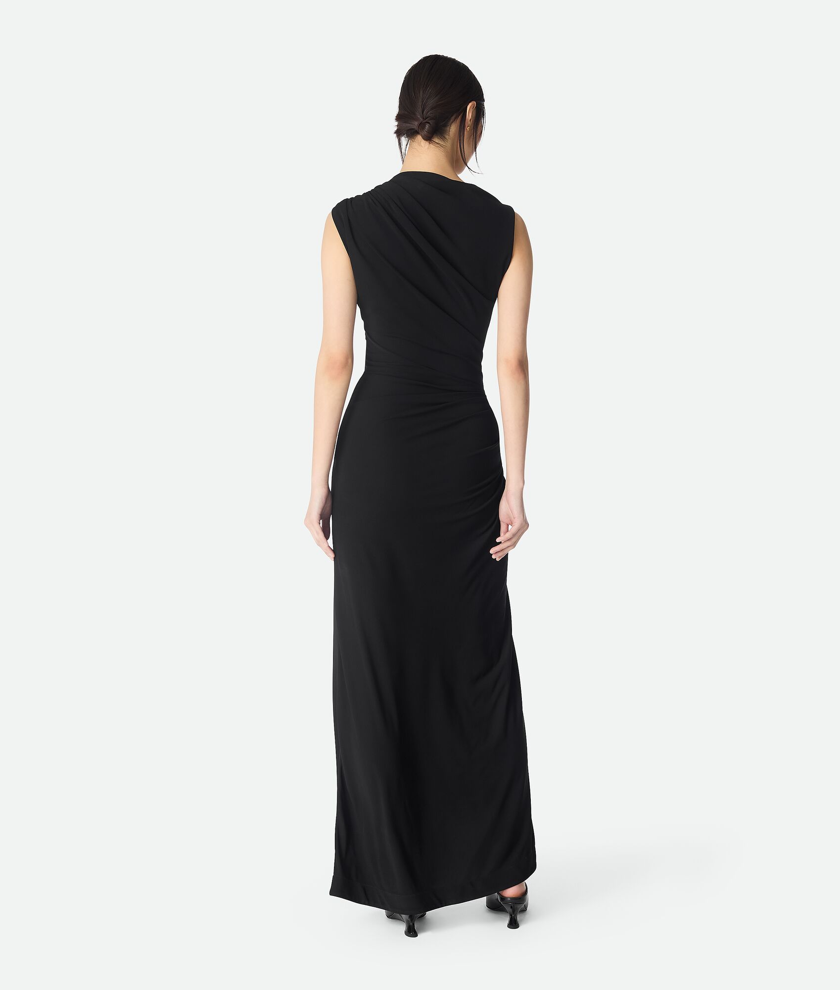 Jersey Vino Dress in Black