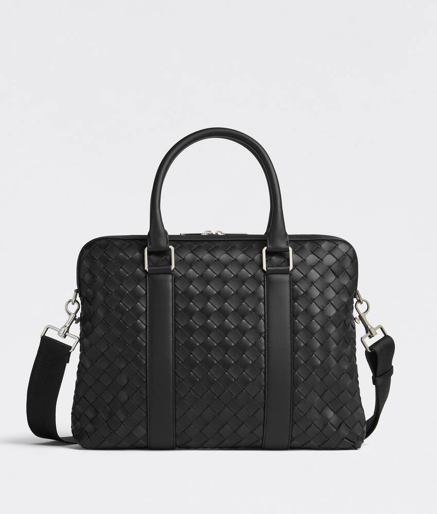 Display a large version of the product image 1 - Slim Intrecciato Briefcase