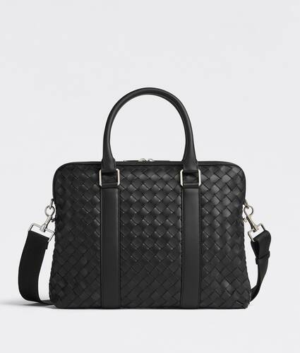 Slim Intrecciato Briefcase