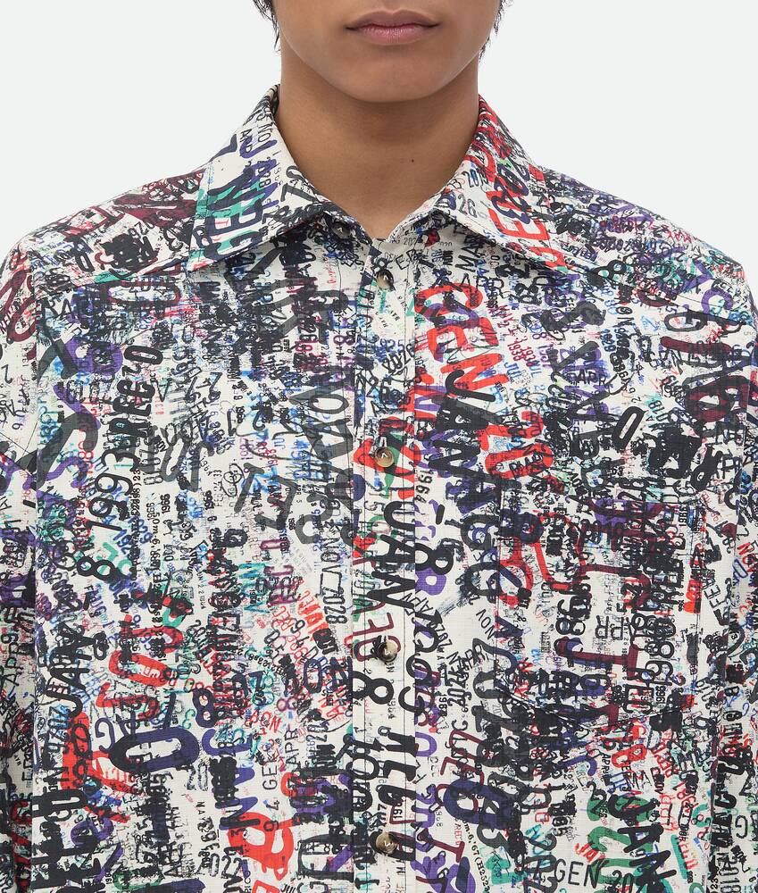 Display a large version of the product image 6 - Cotton Wool Memory Print Shirt