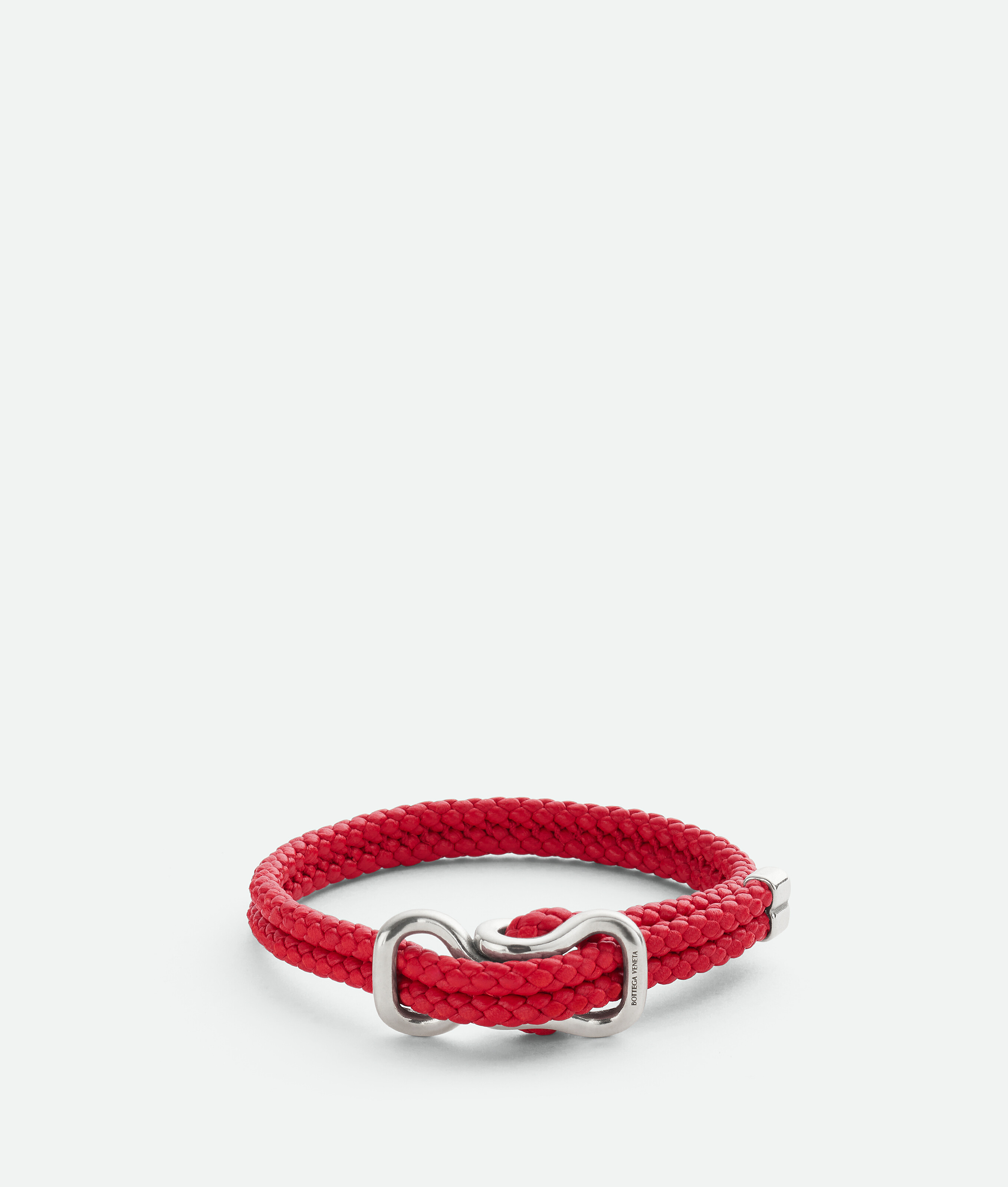 Bottega Veneta Leather Bracelet - Redstone - Man - M