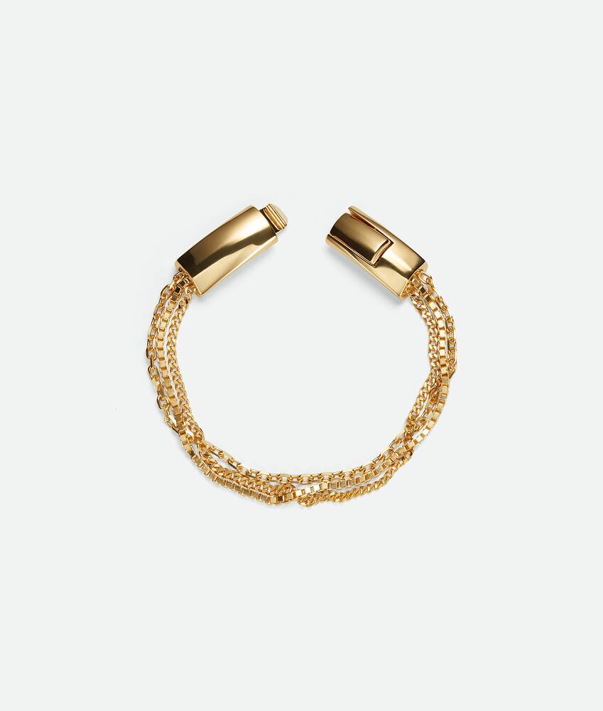 Bottega Veneta Detail Chain Bracelet - Gold - Man - M