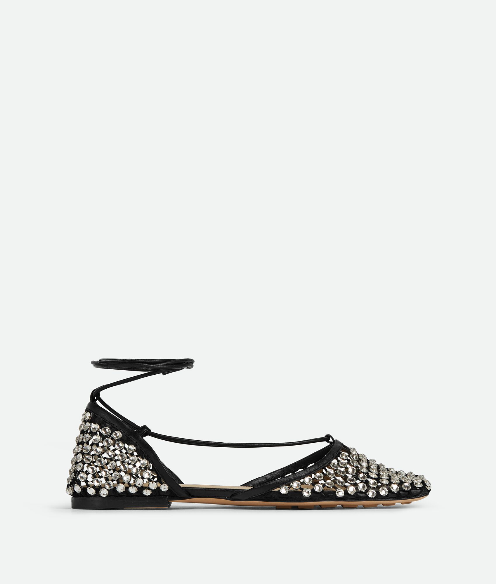 Bottega Veneta® Women's Patch Flat Mule in Sea Salt. Shop online now.