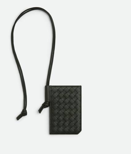 Intrecciato Piccolo Badge Holder