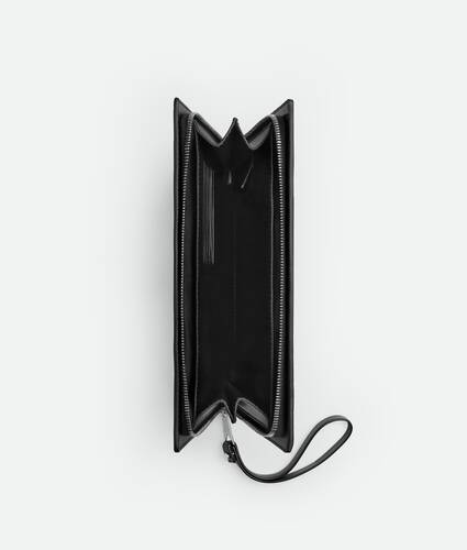 Small Intrecciato Document Case With Wristlet
