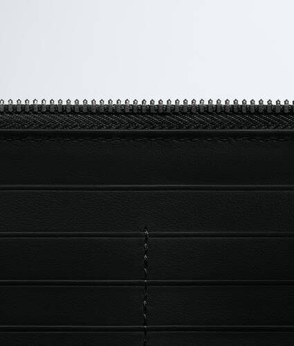 Men's Cassette Zip Around Wallet in Black Bottega Veneta Belgium EN - Image 3
