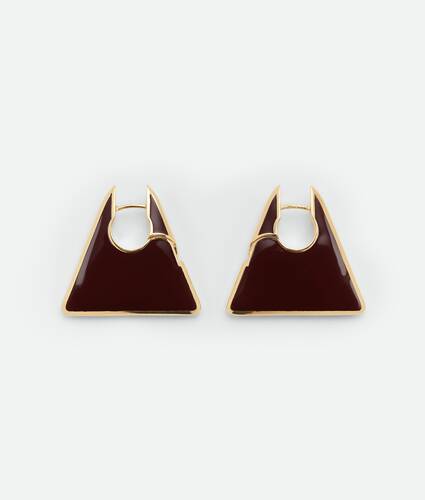 Afficher une grande image du produit 1 - Boucles D'Oreilles Créoles À Triangle Essentials