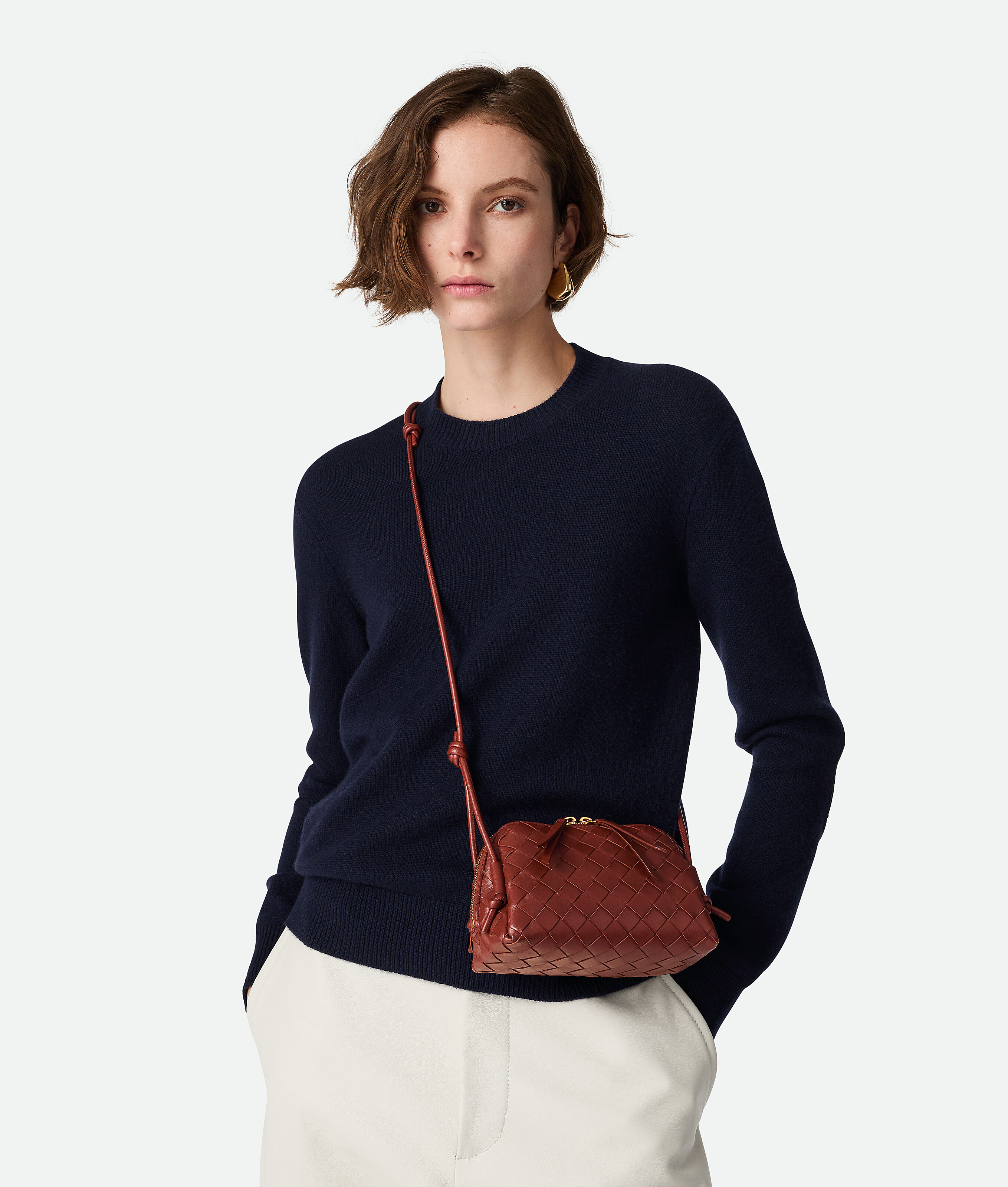Bottega Veneta Concert Pouch In Sapele