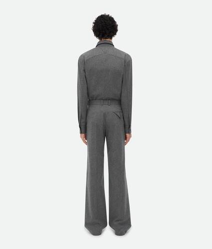 Pantalon en flanelle de laine légère