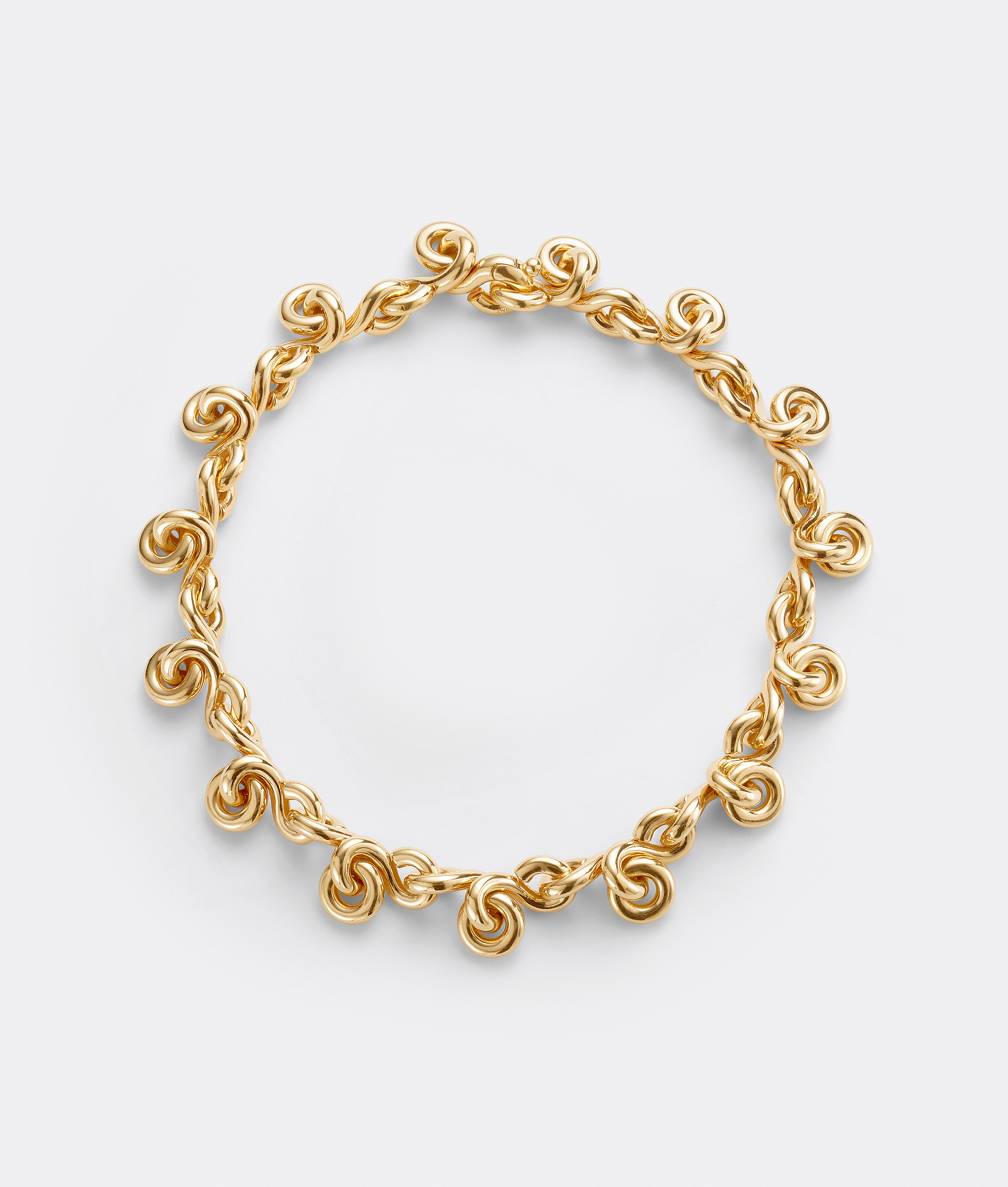 Bottega Veneta® Women's Loop Bracelet in Yellow Gold. Shop online now.