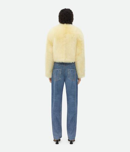 Cropped Blouson aus Toscana-Shearling