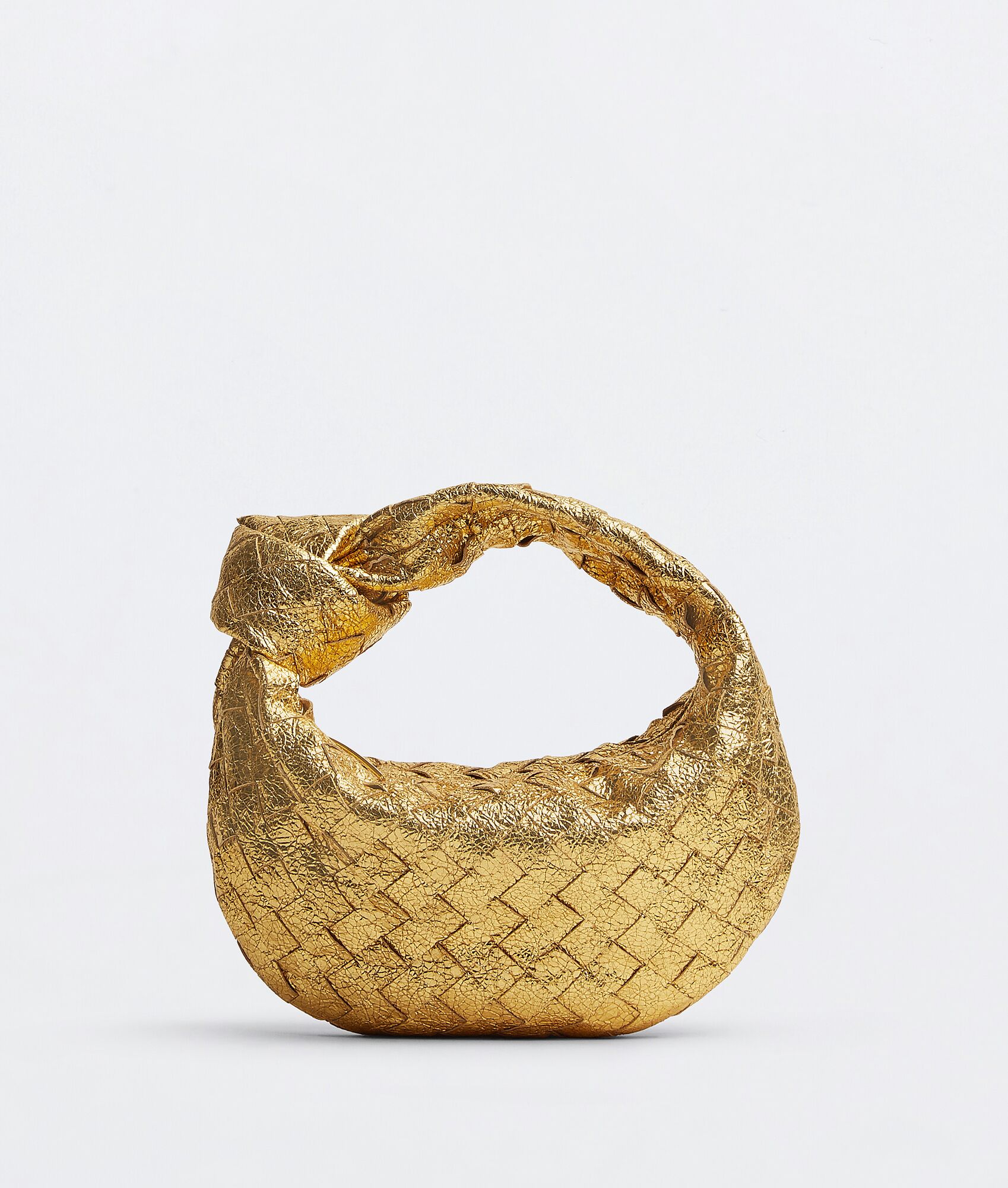 Bottega Women's Mini Jodie in Gold. Shop online now.