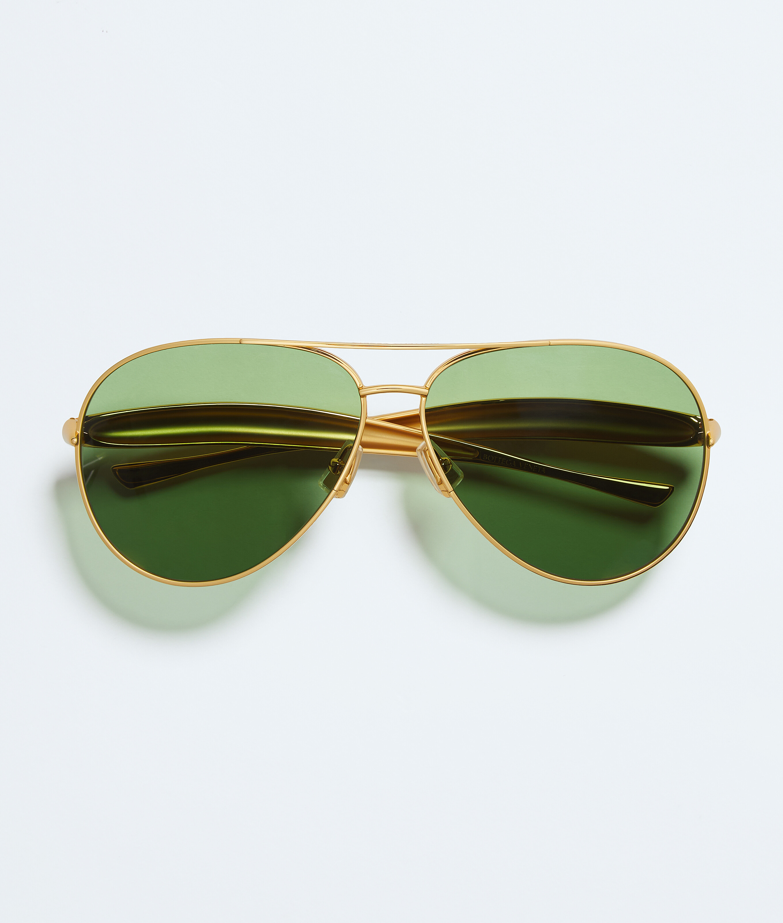 Bottega Veneta Bv1305s Linea Unapologetic Sunglasses In Green
