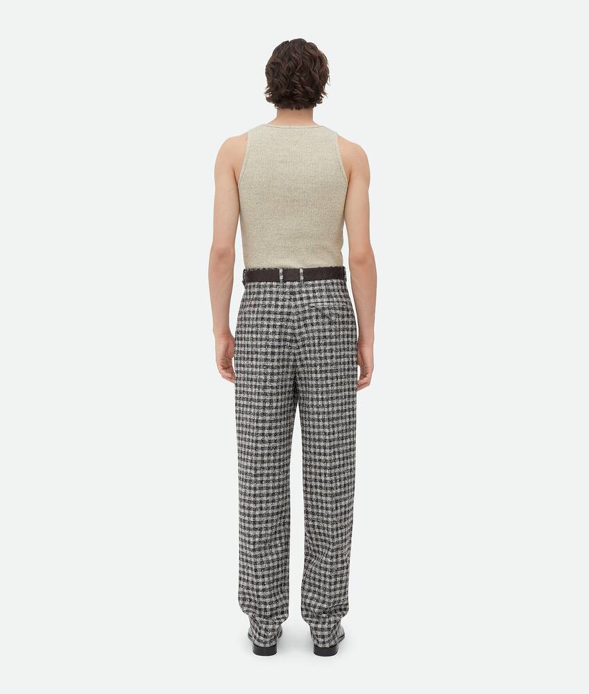 Display a large version of the product image 3 - Boucle Gingham Wool Trousers