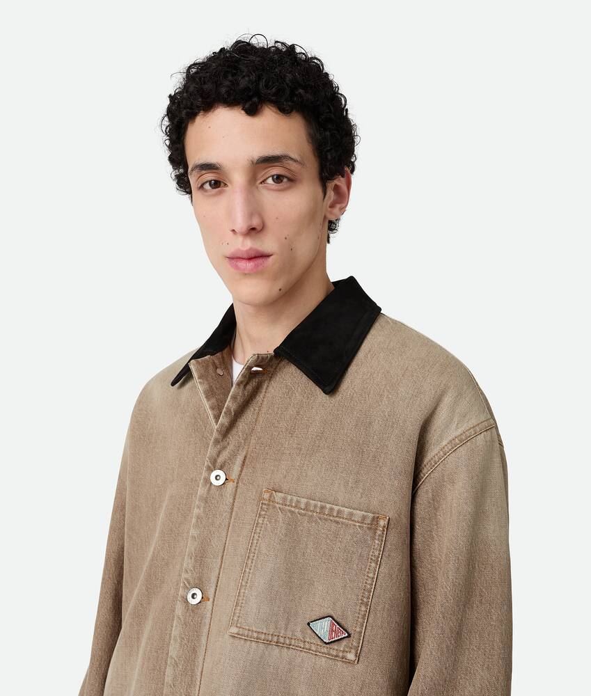 Display a large version of the product image 4 - Brown Denim Jacket