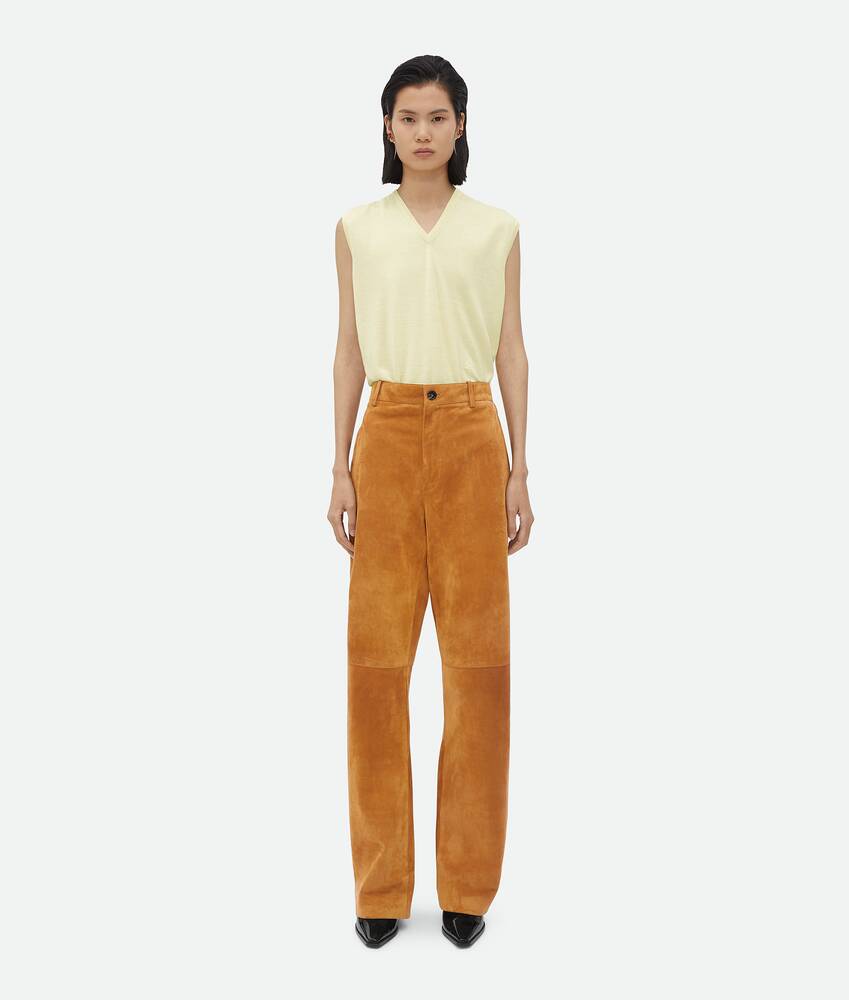 Display a large version of the product image 1 - Suede Leather Trousers