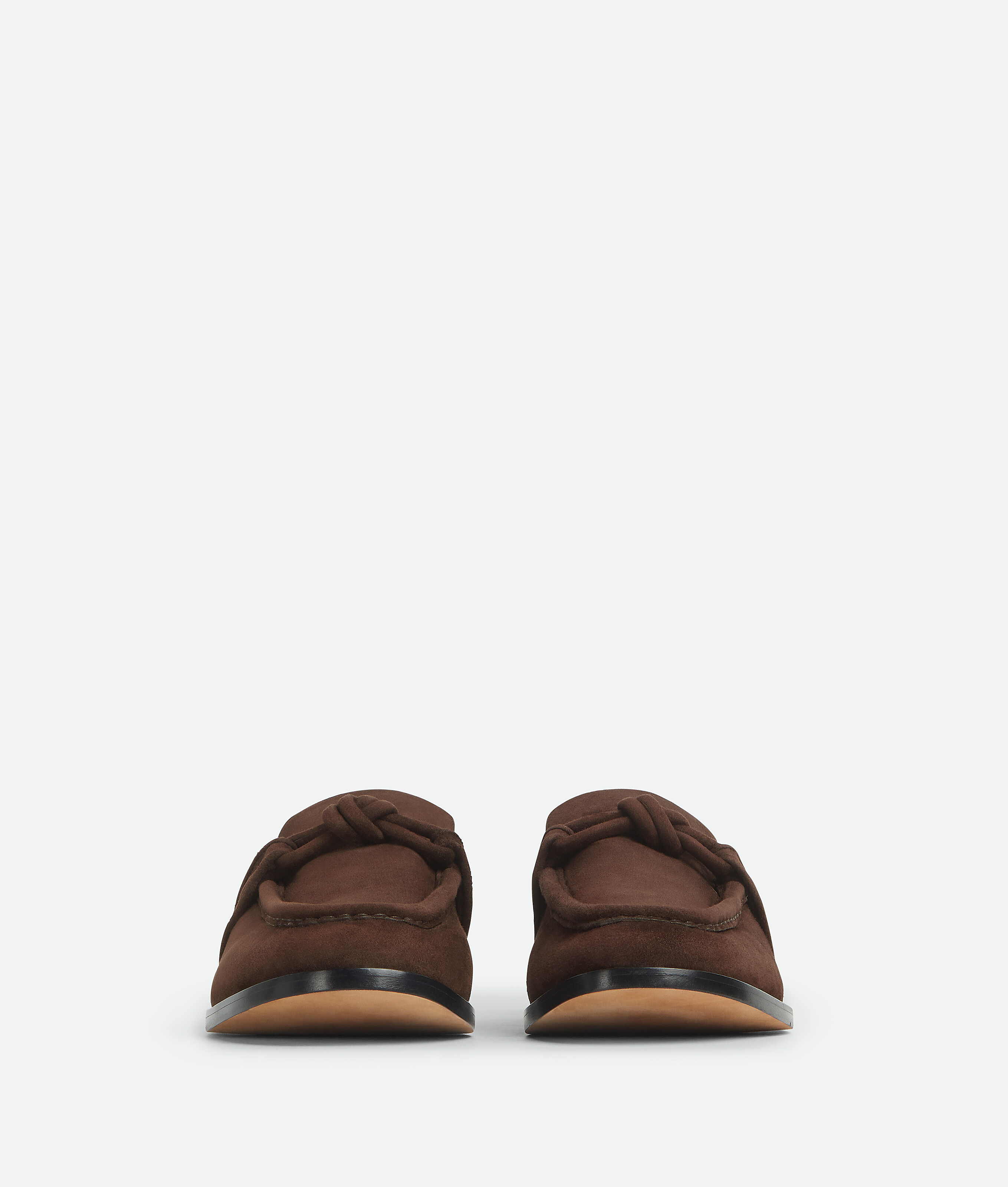 Bottega Veneta Round Head Loafer Shoes In Fondant