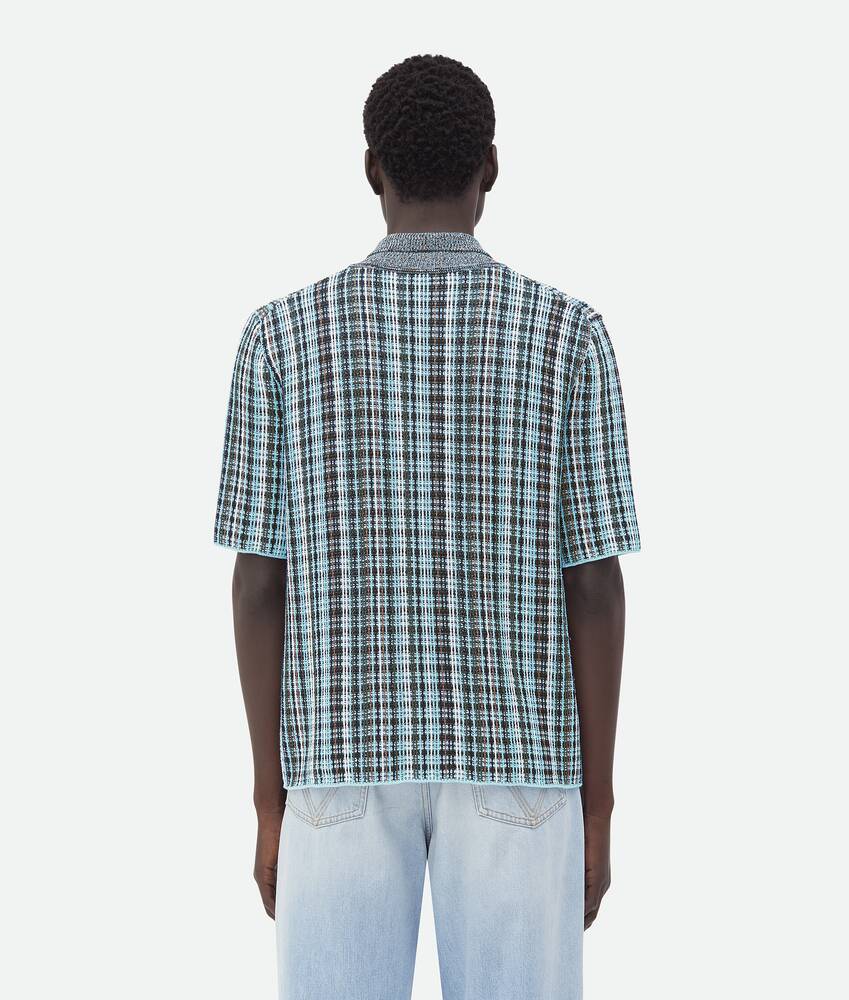 Display a large version of the product image 3 - Cotton Viscose Check Polo