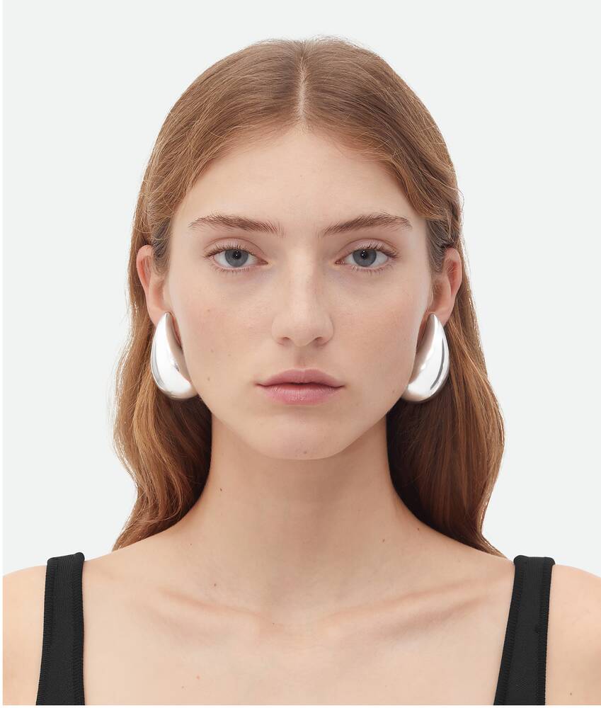 Bottega Veneta® Women's Drop Earrings in Silver. Shop online now.