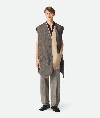 Fleck Viscose Waistcoat