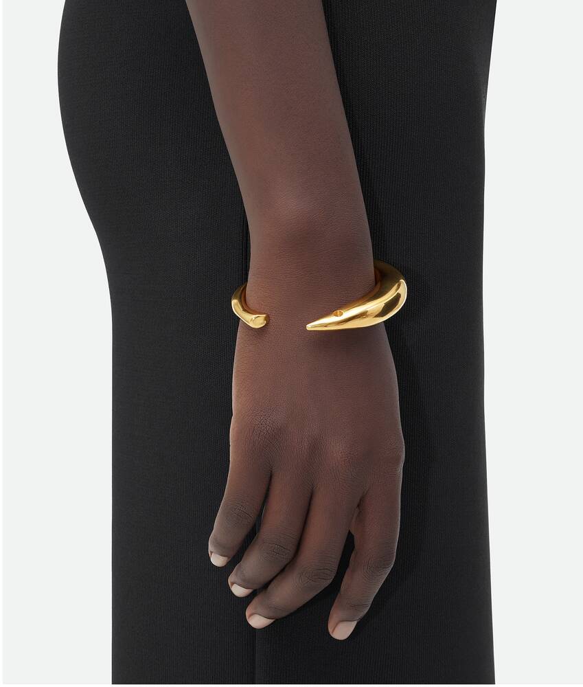 Bottega Veneta® Women's Sardine Bracelet in Yellow Gold. Shop
