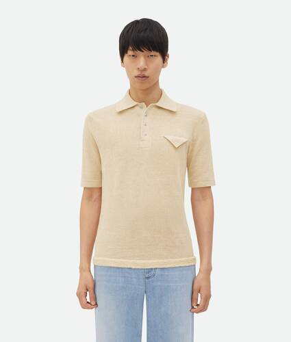 Slim Fit Light Linen Polo