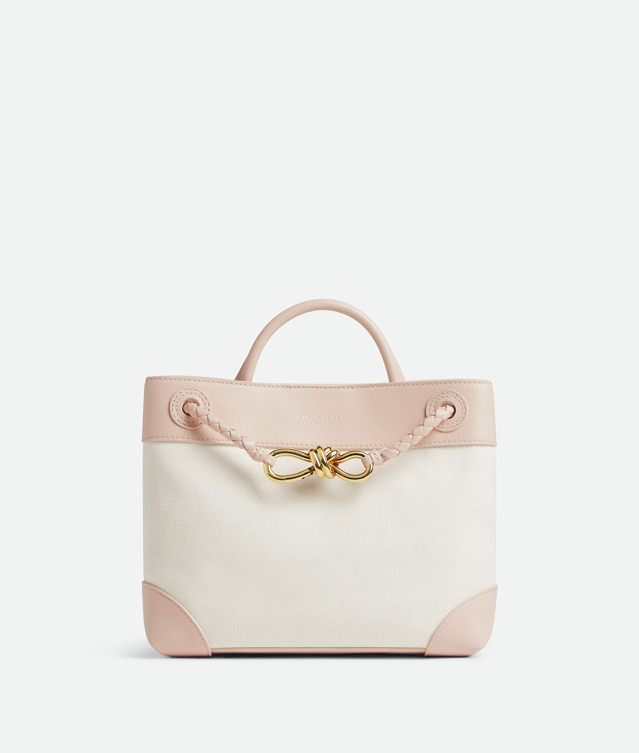 Bottega Veneta Small Andiamo - White/cameo - Woman