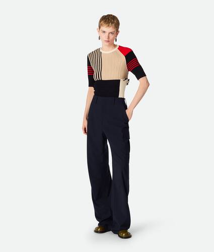 Display a large version of the product image 1 - Fine Wool Cargo Trousers