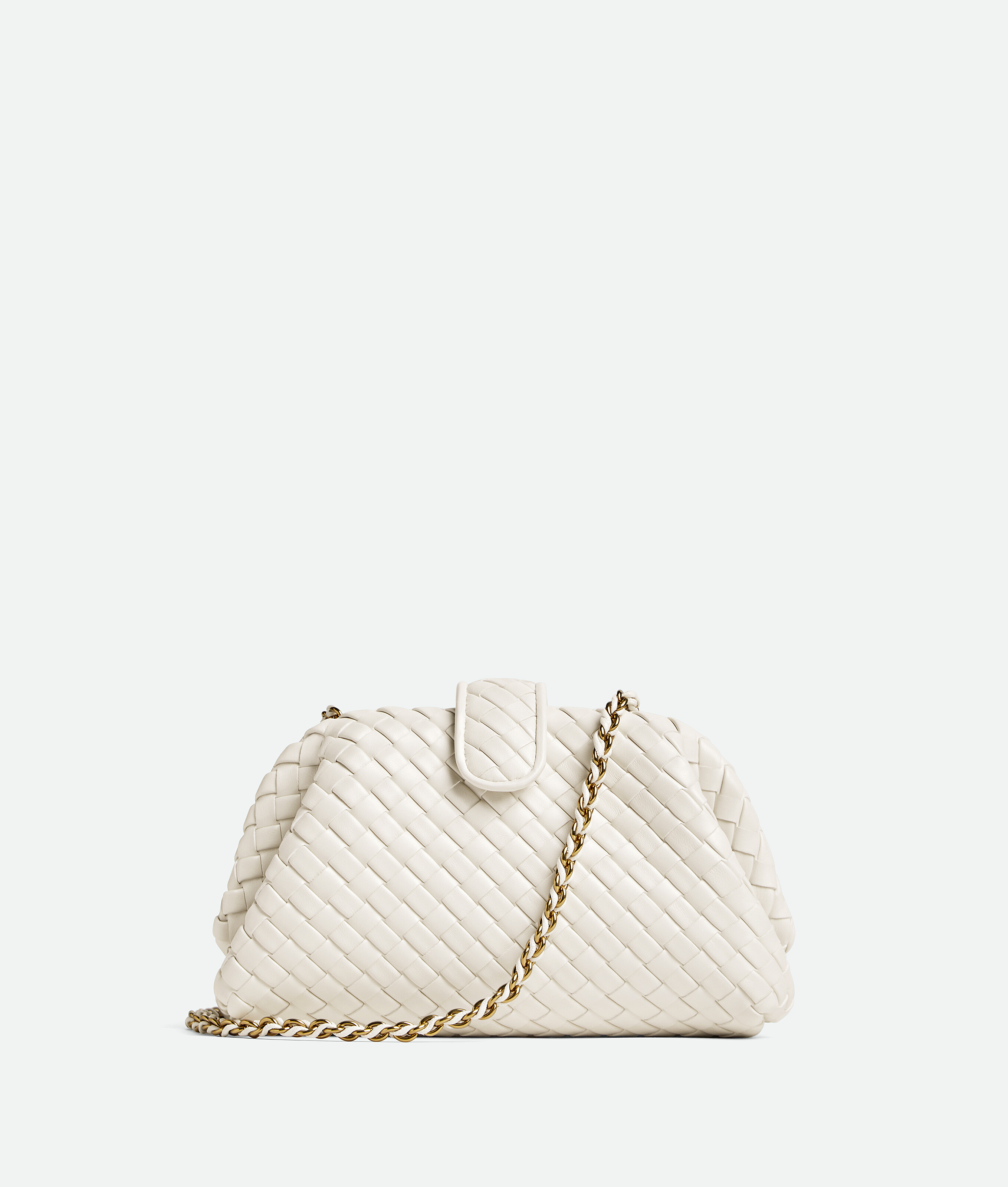 Bottega Veneta Kleine Lauren 1980 In Chalk