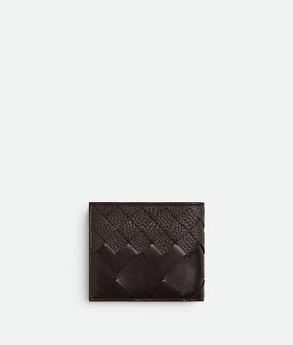 Intrecciato Bi-Fold Wallet With Coin Purse