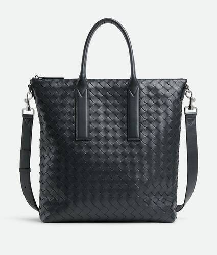 Intrecciato Zipped North-South Tote