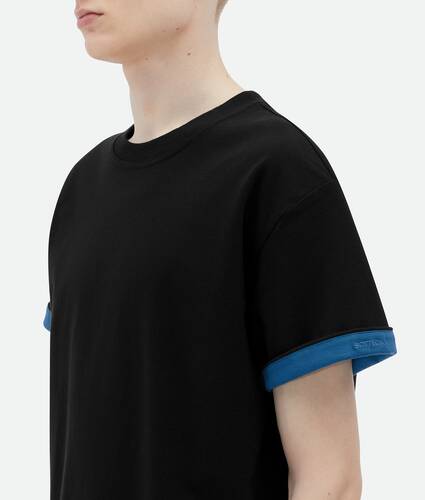 Double Layer Relaxed Cotton T-Shirt