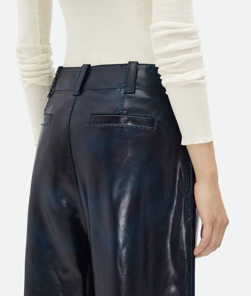 Display a large version of the product image 5 - Leather Culotte Trousers