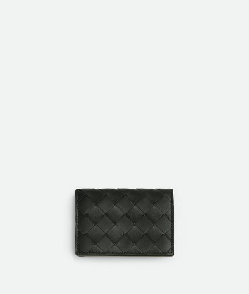Bottega Veneta® Men's Intrecciato Bi-Fold Wallet With Coin