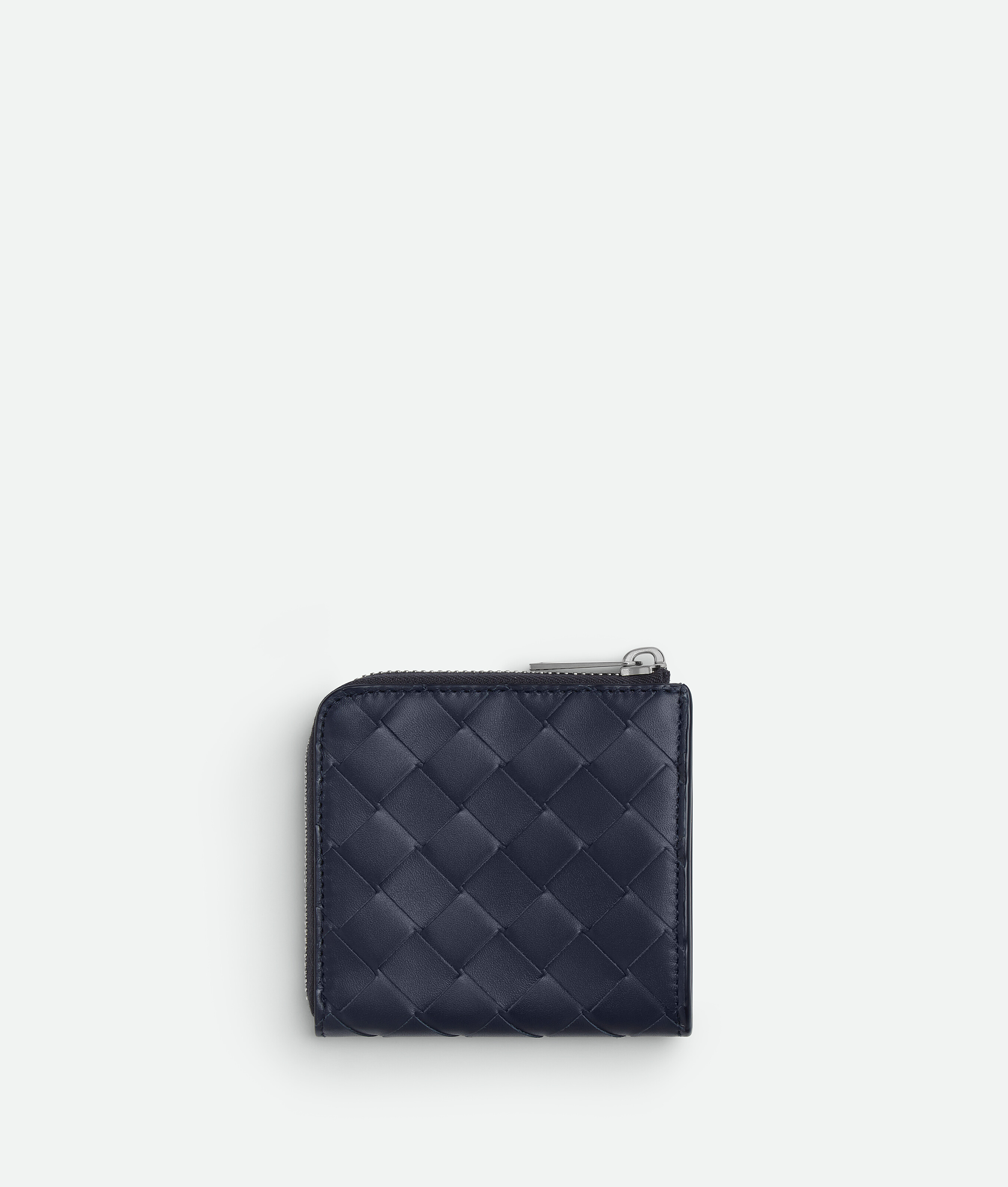 Bottega Veneta Intrecciato Square Zip Around Wallet