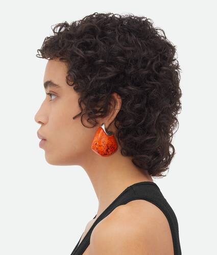 Large Fin Ceramic Earrings