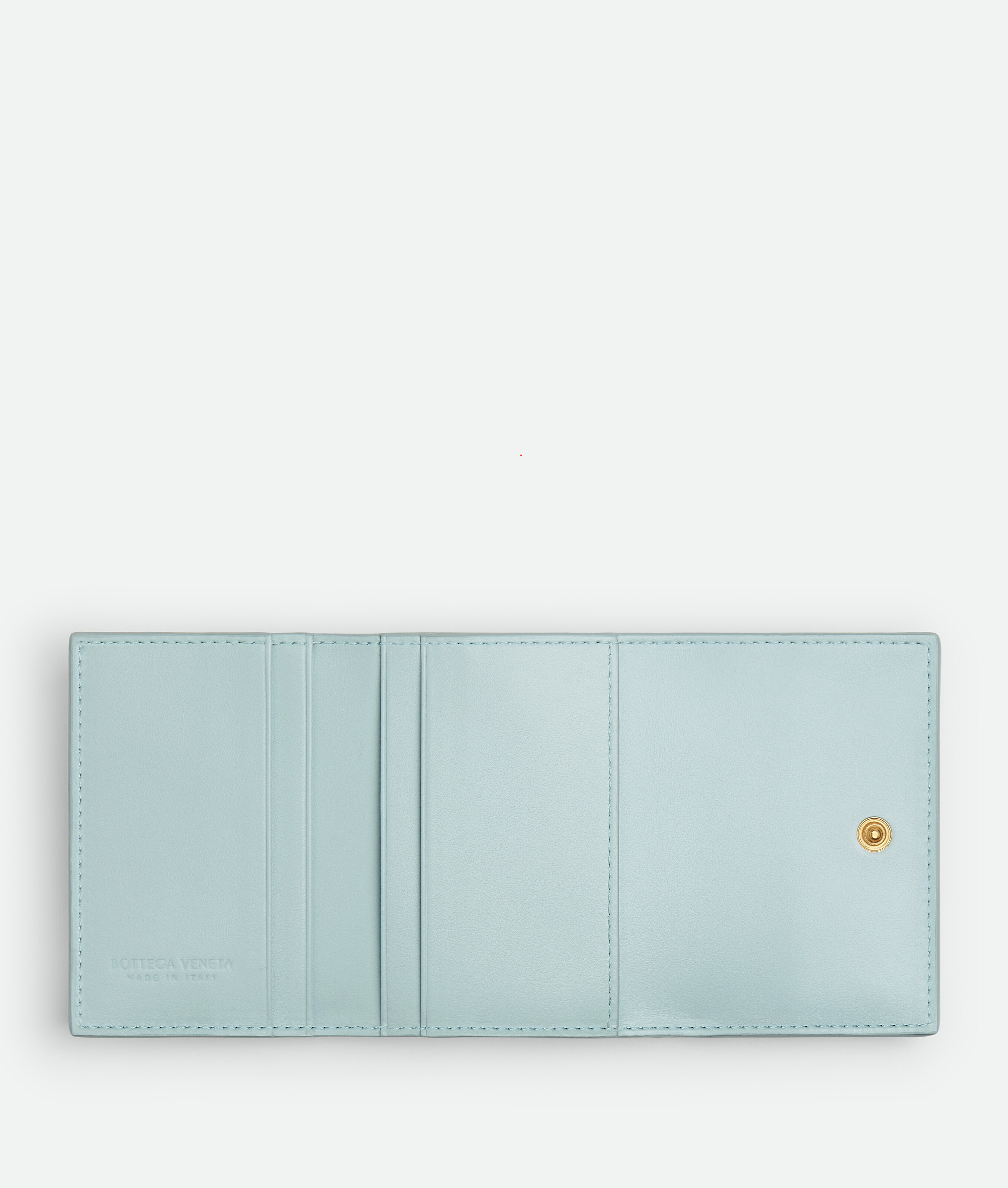 Shop Bottega Veneta Cassette Tri-fold Wallet With Detachable Card Case In Blue