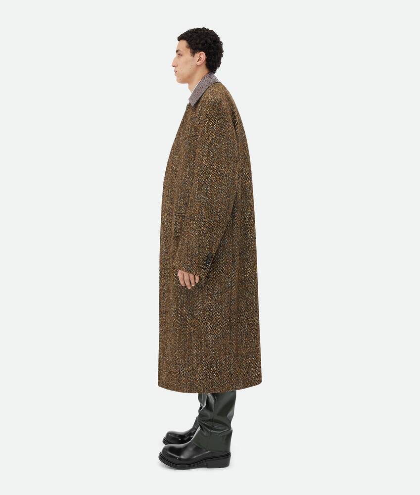 Display a large version of the product image 2 - Textured Wool Coat