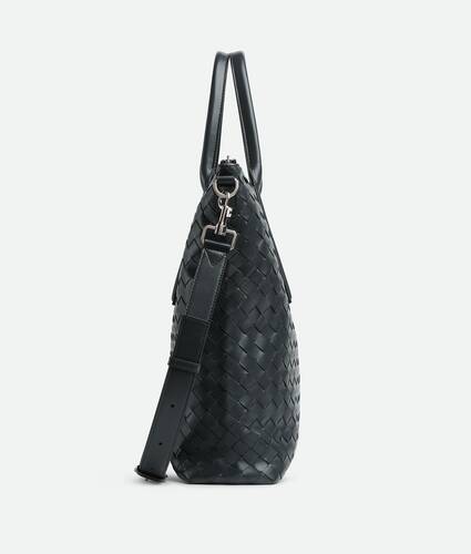 Intrecciato Zipped North-South Tote