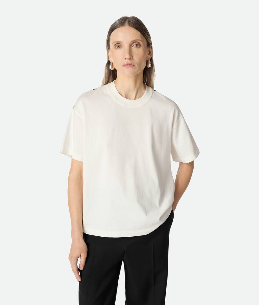 Visualizza una versione più grande dell’immagine del prodotto 1 - T-shirt in cotone e seta con stampa