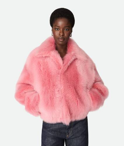 Display a large version of the product image 1 - Toscana Shearling Cropped Blouson