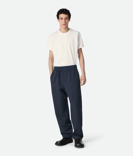Display a large version of the product image 1 - Silk And Cotton Twill Pants